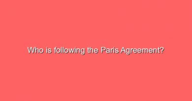 who is following the paris agreement 9892