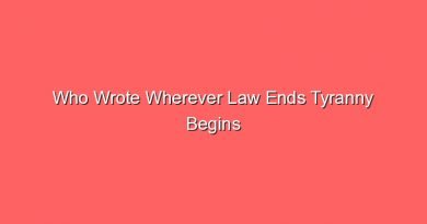 who wrote wherever law ends tyranny begins 12277