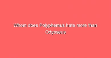 whom does polyphemus hate more than odysseus hates anyone 8883