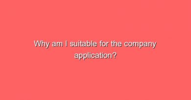 why am i suitable for the company application 10581