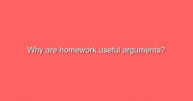 why are homework useful arguments 7301