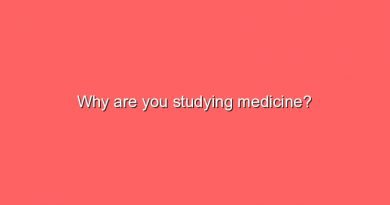 why are you studying medicine 10452