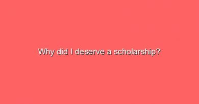 why did i deserve a scholarship 6913