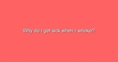why do i get sick when i smoke 8115
