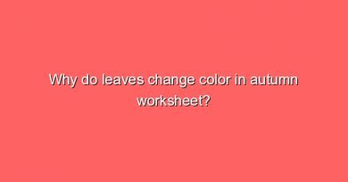 why do leaves change color in autumn worksheet 8256