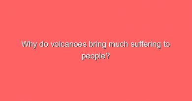 why do volcanoes bring much suffering to people 8919