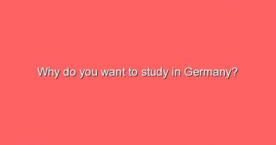 why do you want to study in germany 7020