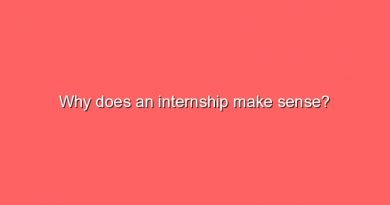 why does an internship make sense 7164