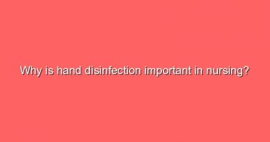 why is hand disinfection important in nursing 7754