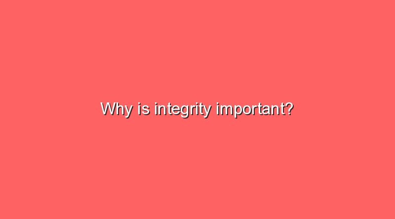 why is integrity important 8377