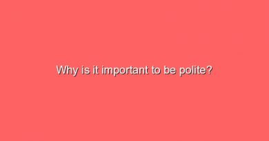 why is it important to be polite 9675