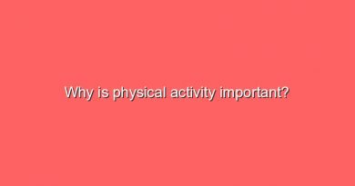 why is physical activity important 11577