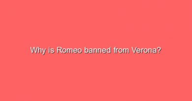 why is romeo banned from verona 11659