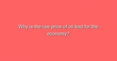 why is the low price of oil bad for the economy 11091