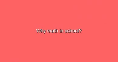 why math in school 10495