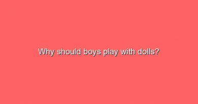 why should boys play with dolls 12855