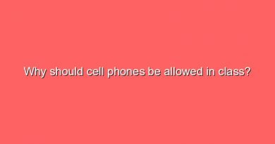 why should cell phones be allowed in class 6916