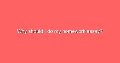 why should i do my homework essay 9718