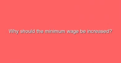 why should the minimum wage be increased 10596