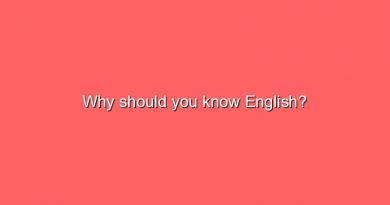 why should you know english 7783