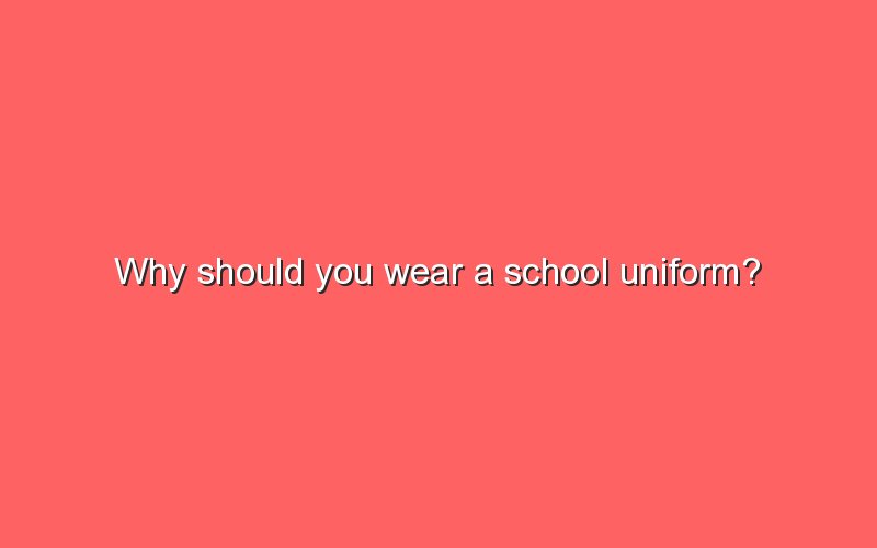 How Much Is A School Uniform Cost