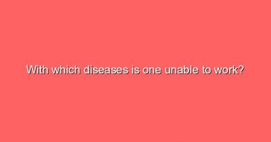 with which diseases is one unable to work 6439