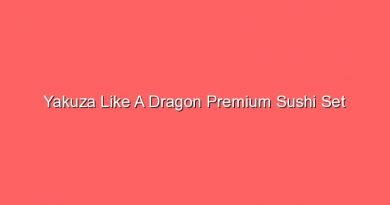 yakuza like a dragon premium sushi set 17258