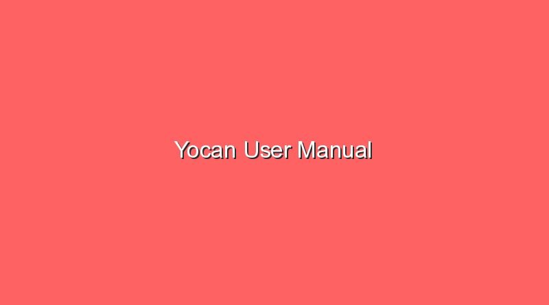 yocan user manual 17040