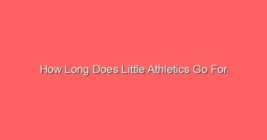 how long does little athletics go for 31281