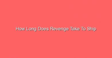 how long does revenge take to ship 31284 1