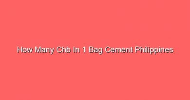 how many chb in 1 bag cement philippines 31412 1