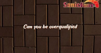can you be overqualified 2382
