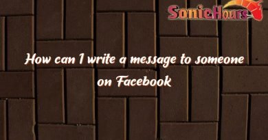 how can i write a message to someone on facebook 2721