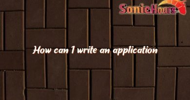how can i write an application 1296