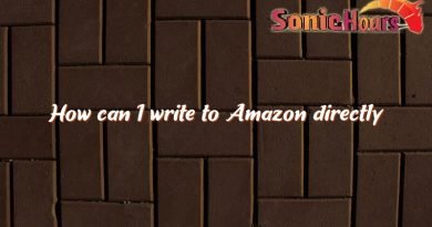 how can i write to amazon directly 3170