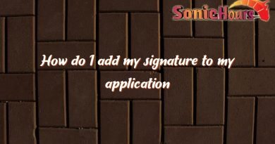 how do i add my signature to my application 2198