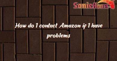 how do i contact amazon if i have problems 2707