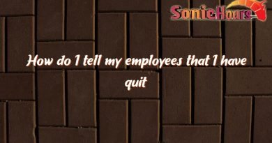 how do i tell my employees that i have quit 2680