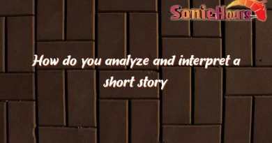 how do you analyze and interpret a short story 5042