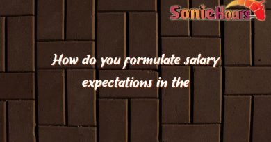 how do you formulate salary expectations in the application letter 1283