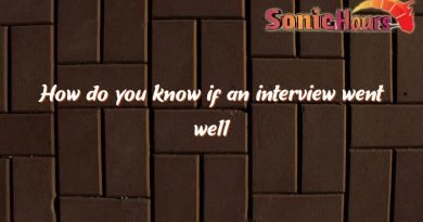 how do you know if an interview went well 2379