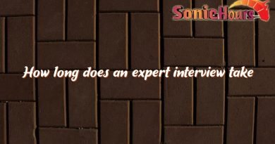 how long does an expert interview take 3374