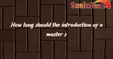 how long should the introduction of a masters thesis be 3713