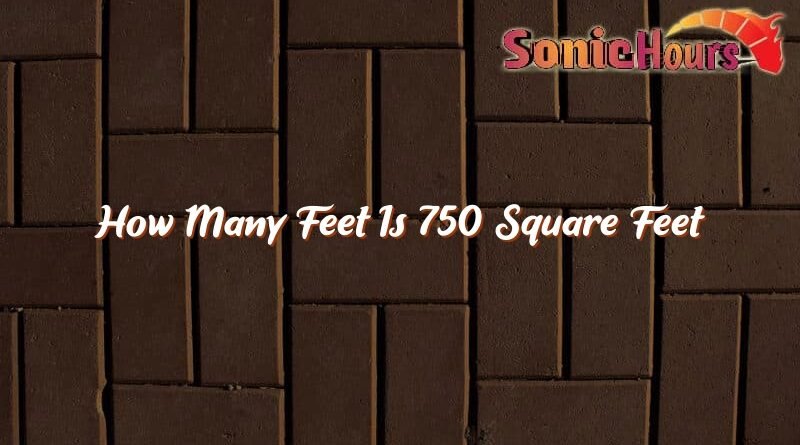 how many feet is 750 square feet 31693