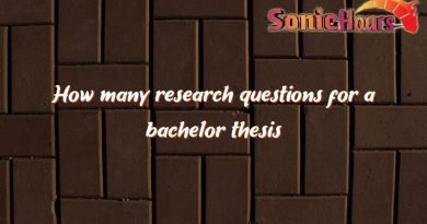 how many research questions for a bachelor thesis 4107