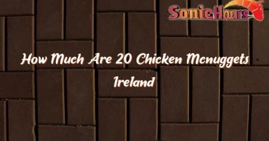how much are 20 chicken mcnuggets ireland 32389