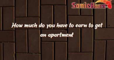 how much do you have to earn to get an apartment 3423