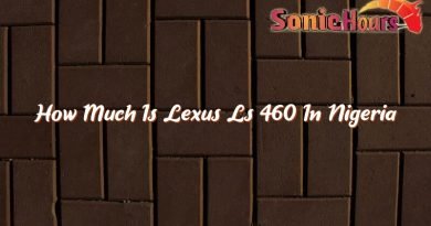 how much is lexus ls 460 in nigeria 32877