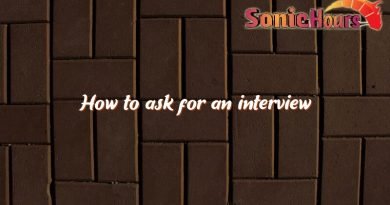 how to ask for an interview 2474