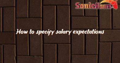 how to specify salary expectations 2355